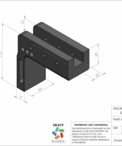SD3 Bracket Elbow- Short